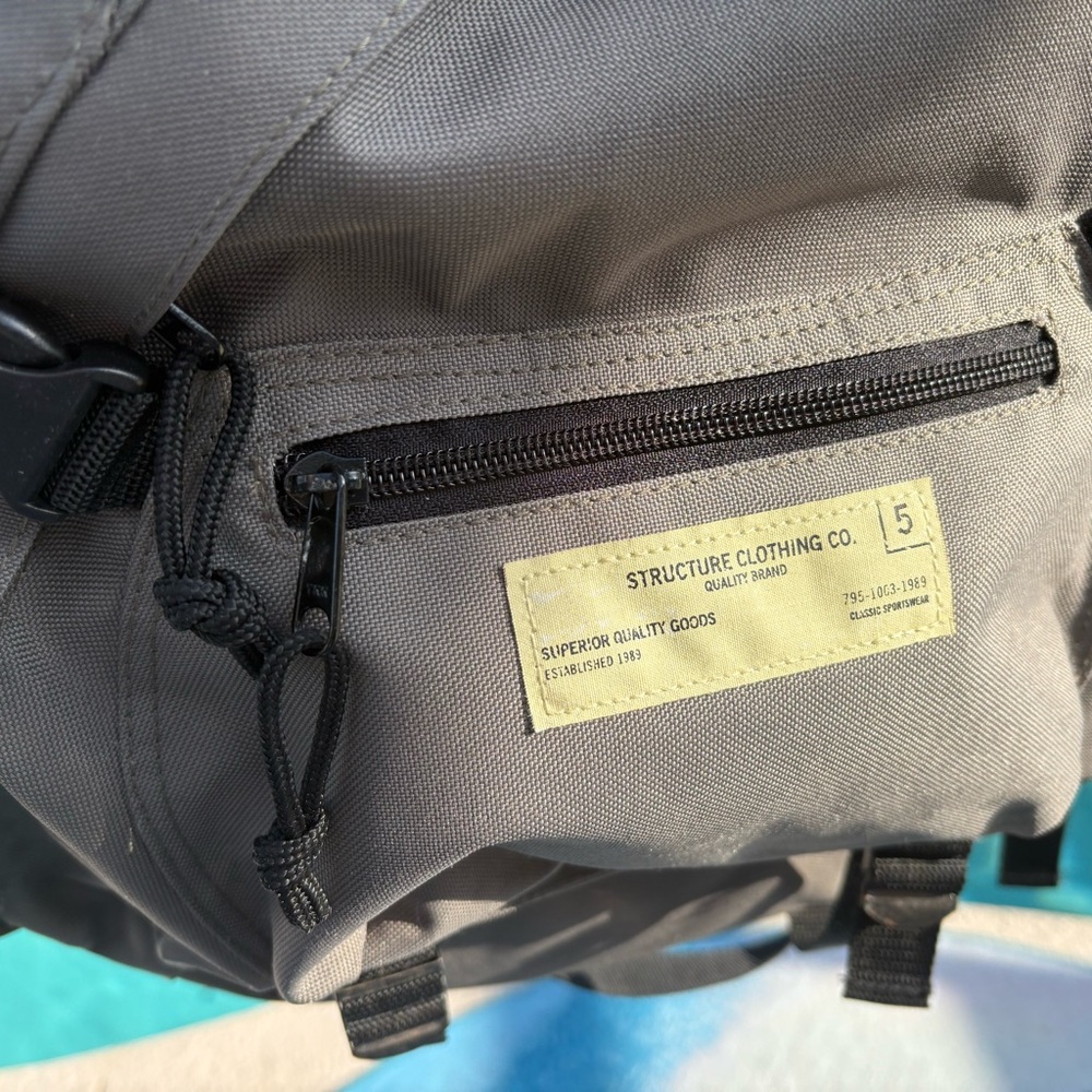 NWT Gray Sling Bag by Structure - Picture 3 of 7